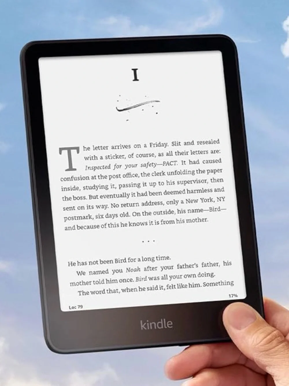 Amazon Kindle E-Reader in Black with White Display
